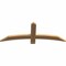 Ekena Millwork Bellingham Timber Gable Bracket, Western Red Cedar, 48"W x 18"H x 1 1/2"D x 3 1/2"F, 9/12 Pitch GBW048X18X0204BEL00SWR - alternate 3
